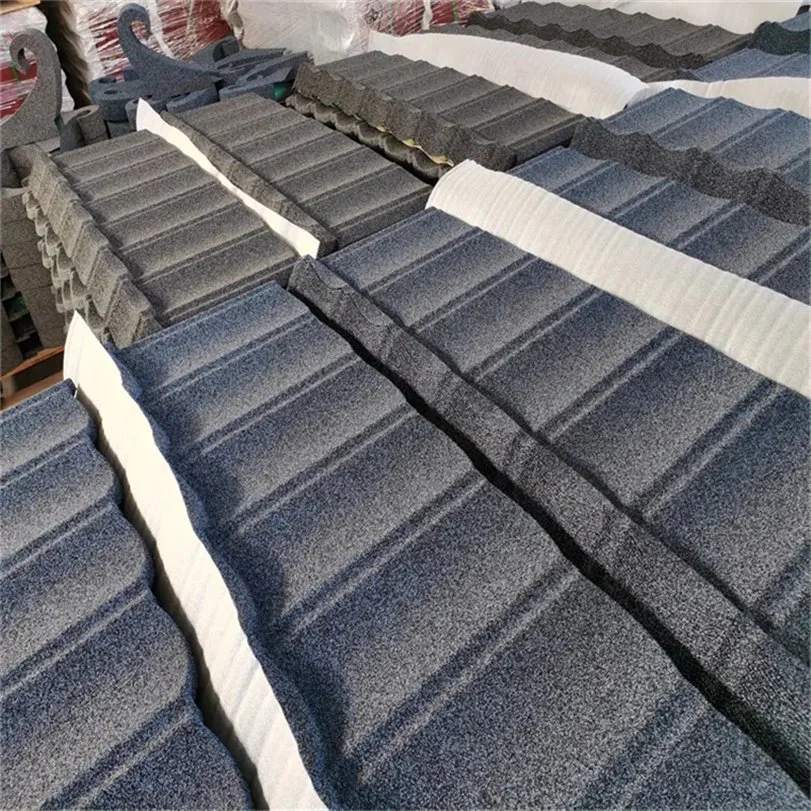 Color Stone Coated Metal Roof Tile / Roof Tiles South Africa