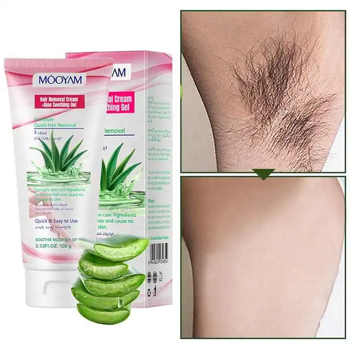 Best Smooth Painless Organic Depilatory Lotions Permanent Wax Hair Removal Cream