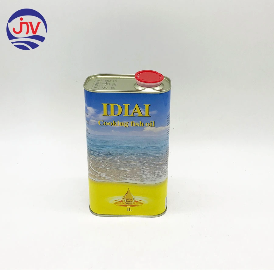 Tinplate Metal Material Olive Oil Tin Containers with Plastic Cap