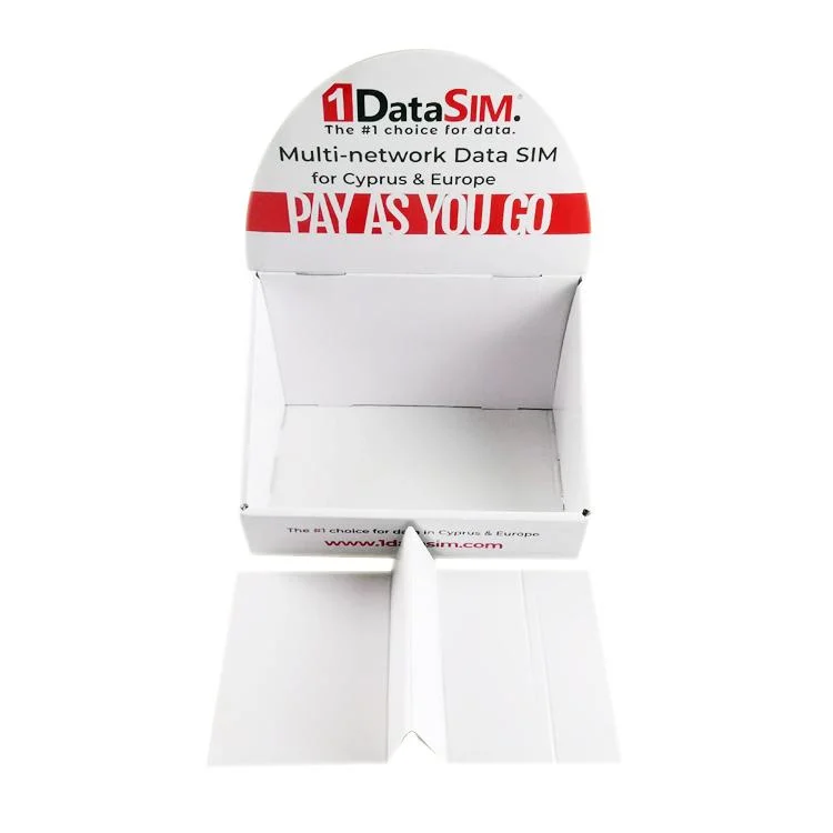 Einfachheit Design Kundenspezifische Druck Geschäft Einzelhandel Karton Display Papierbox