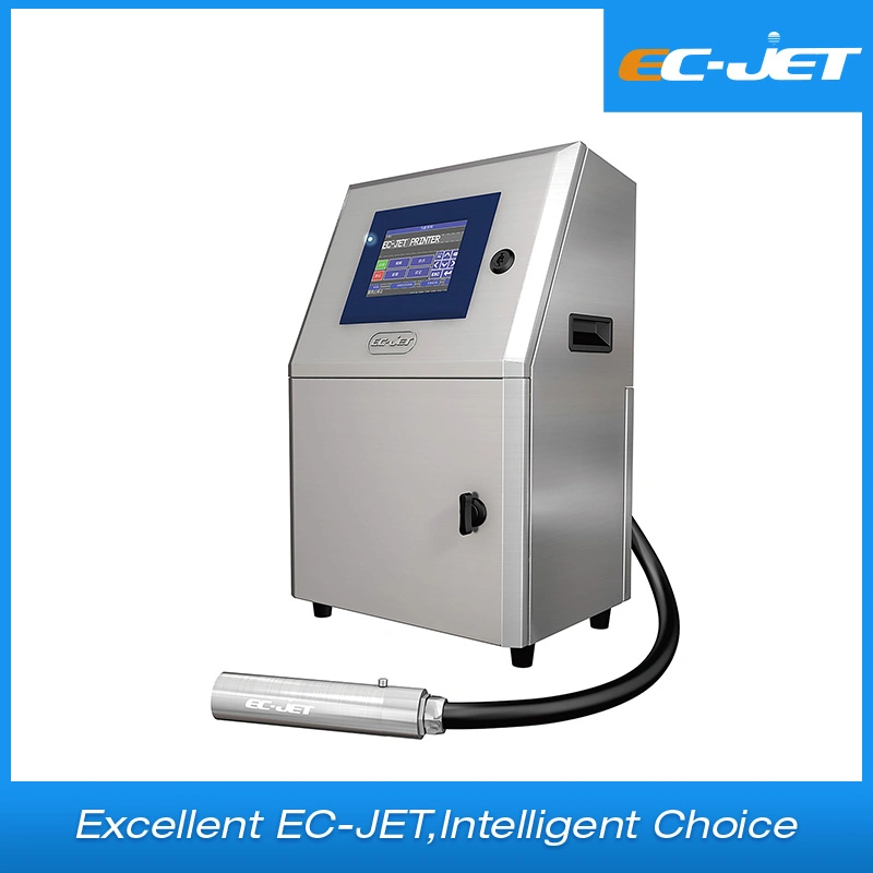 Código de lote de impresora de inyección de tinta/ Paquete /Huevo Fecha de caducidad de la impresión (EC-JET1000)