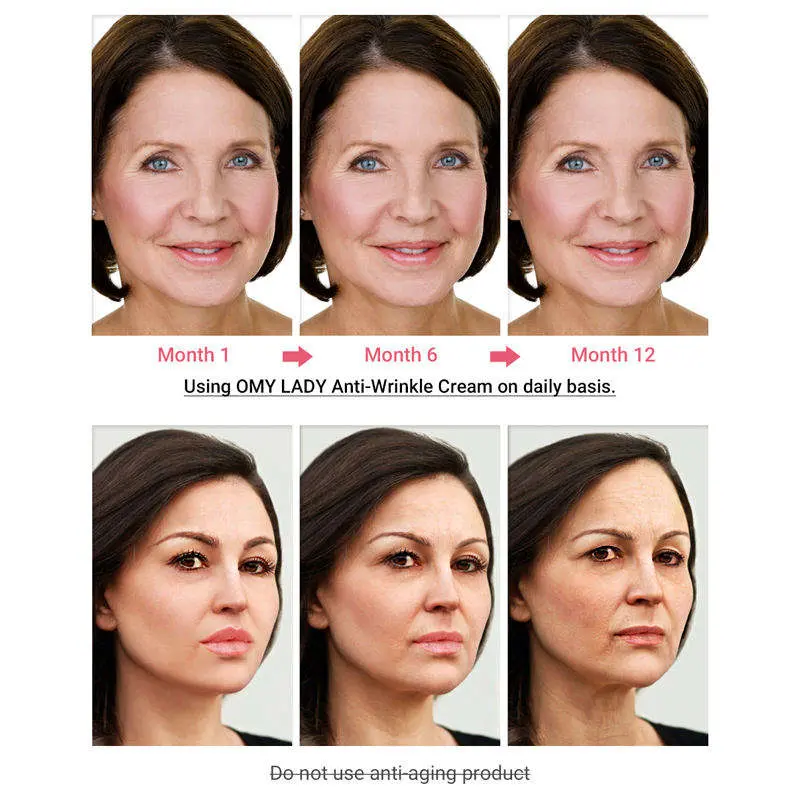 Eliminar las arrugas de la piel hidratante antienvejecimiento efecto visible Instant Anti-Wrinkle cremas faciales