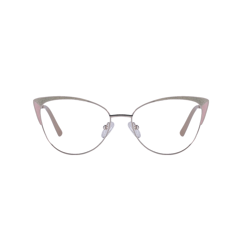 Fashion High quality/High cost performance  Cat-Eyed Metal Optical Frame with 5 Colors