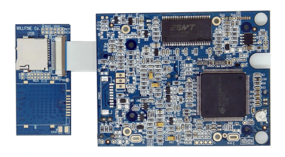 Quick Rigid Double Layers Fr4 Circuit Board SMT Assembly Solder Mask PCB