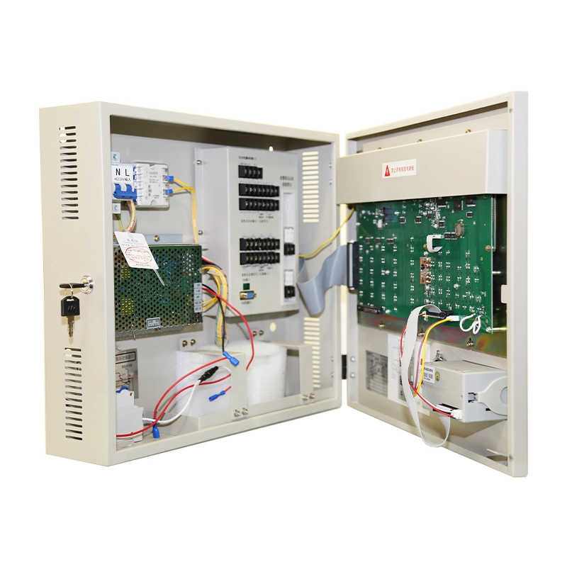 LCD Display 100% Full Inspection Addressable Fire Alarm Control Panel