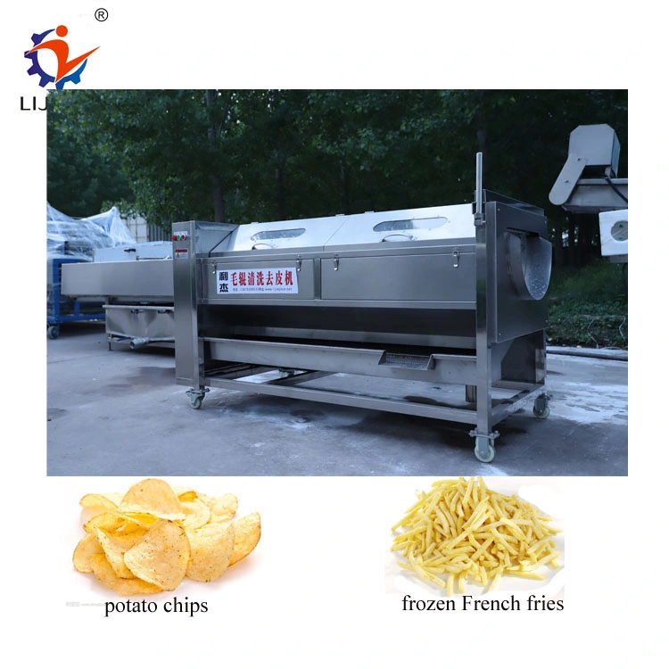 Frozen French Fries Machine with Gas Heating