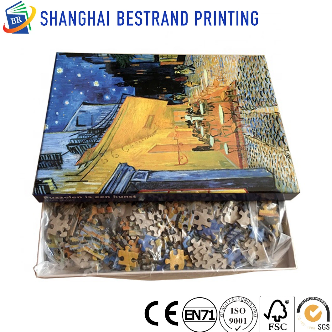 Wholesale/Supplier/Low Price End Puzzle Printing with Die Cut in Different Shape