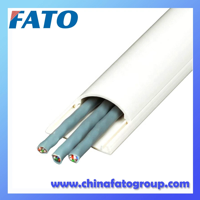 New PVC Material Wiring Duct /Telephone Wiring Duct /Round Type Wiring Duct