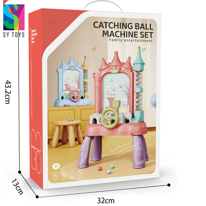 Jogo de mesa elétrico Castle Early Education SY Toy Kids Máquina de esfera