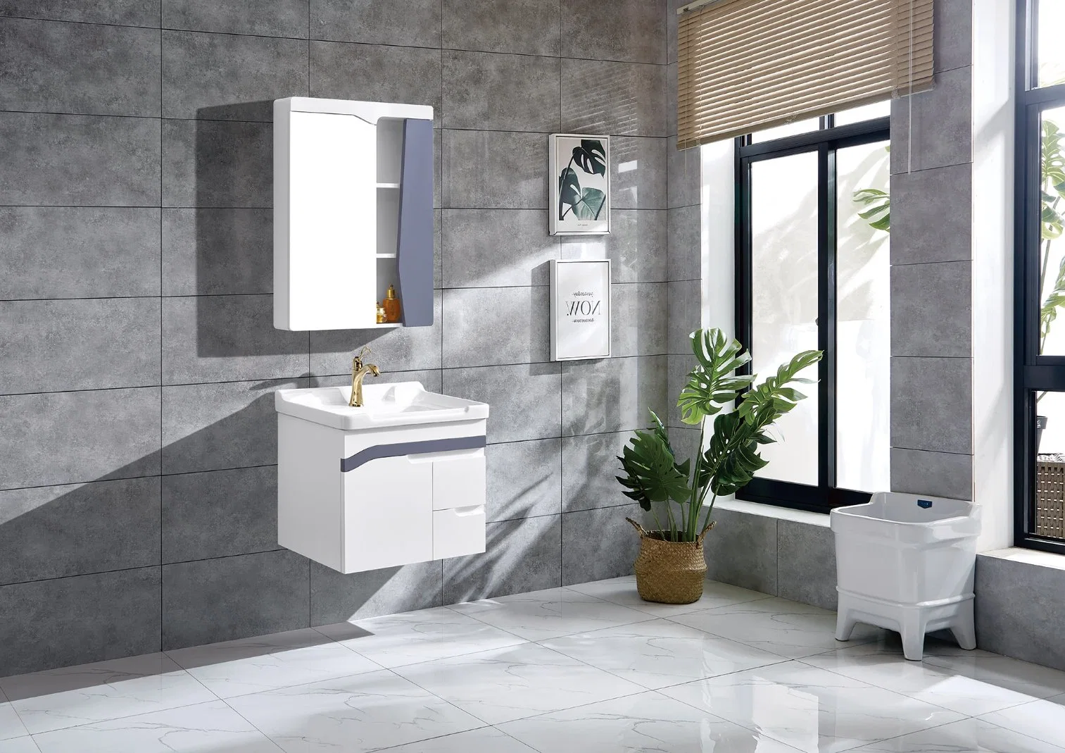 Modern Luxury Bathroom Cabinet Furniture Bathroom Vanity