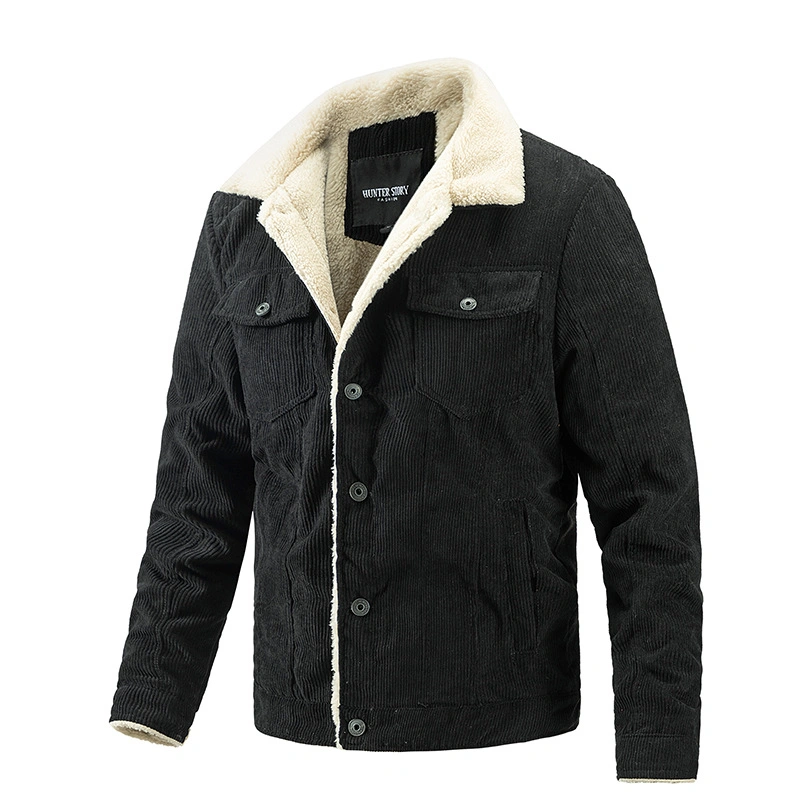 Winter New Men's Fleece Jacket Fashion Warm Casual Coat Fashion Men's Wear