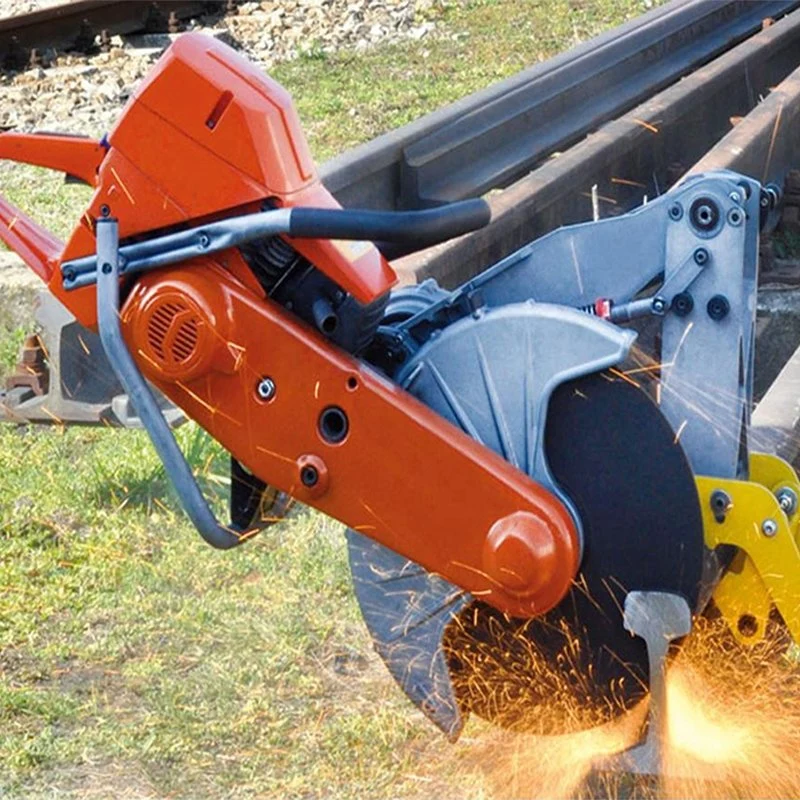 Portable Abrasive Rail Saw Internal Combustion Rail Cutting Machine