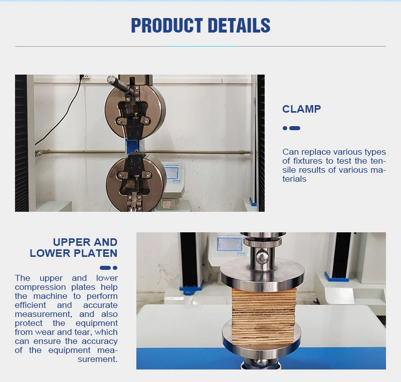 Universal Tensile Lab Test Equipment Used for Plastic & Rubber Industry