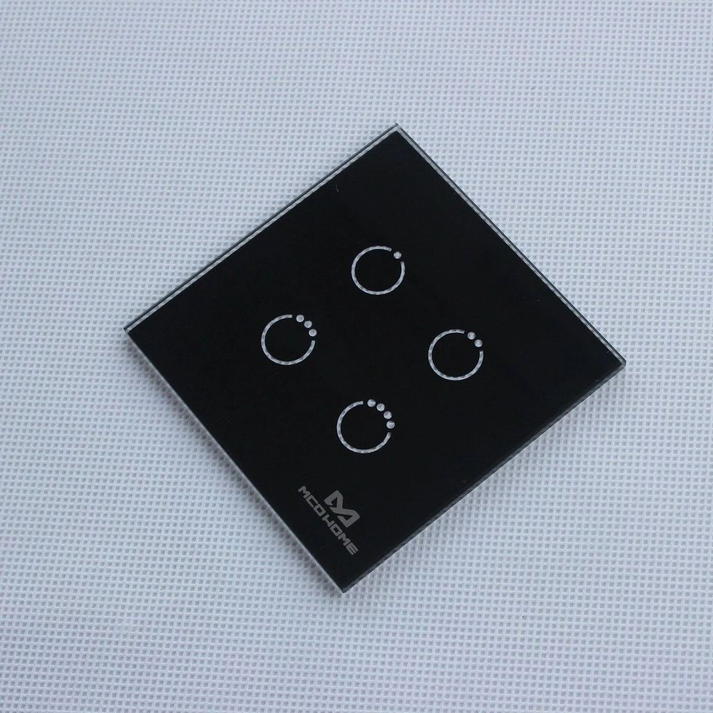 Top Quality Light Switch Tempered Glass Panel for Household Appliances