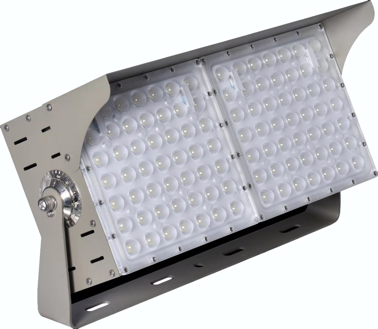 180lm/W Projecteur de stade LED haute puissance à réglage multi-angle de haute précision