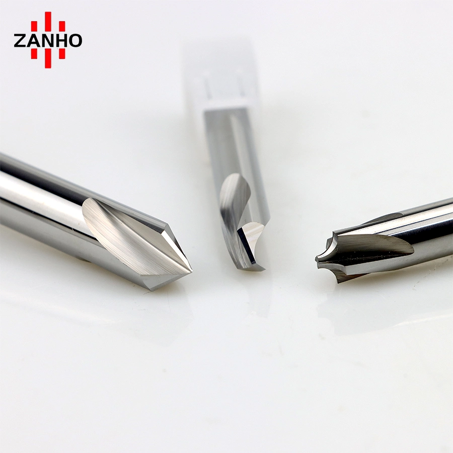 Tungsten Steel Milling Cutter Inner R Knife Alloy Coated Knife R3 Outer Chamfering Knife 4-Edge Steel Knife Outer R Knife for Aluminum R0.5mm