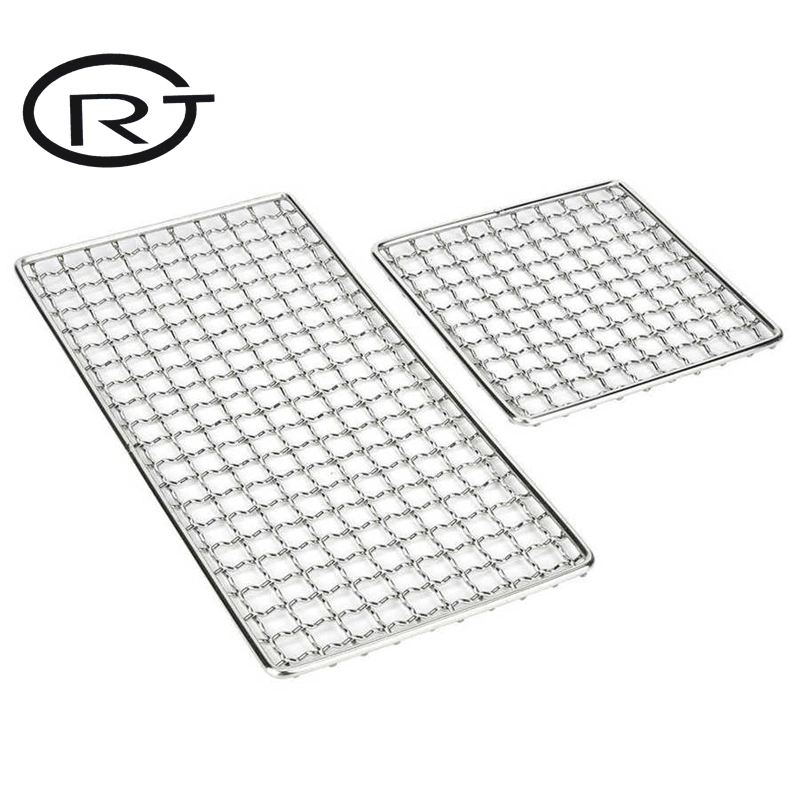 Stainless Steel Wire Mesh BBQ Grill Net for Outdoor Barbecue Picnic Online