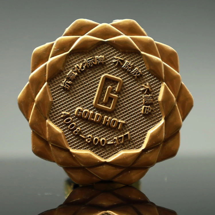 El Logotipo de la publicidad de OEM de la medalla de medallón Anime Memento Coin llavero colgante logo emblema de metal Craft