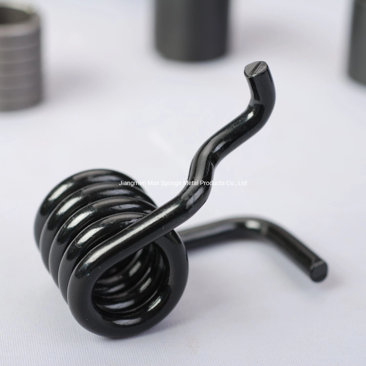 Original Factory Black Coated Wind up Spring Torque Torsion Springs