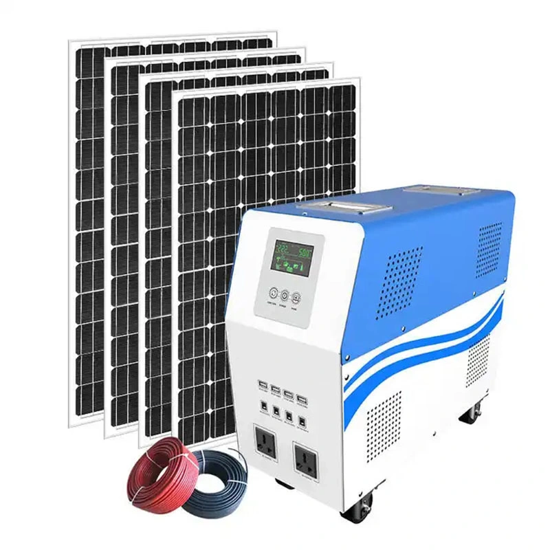 Kit tout-en-un solaire pour système d'énergie solaire en 3000W générateur solaire électrique cc/CA 3 kw