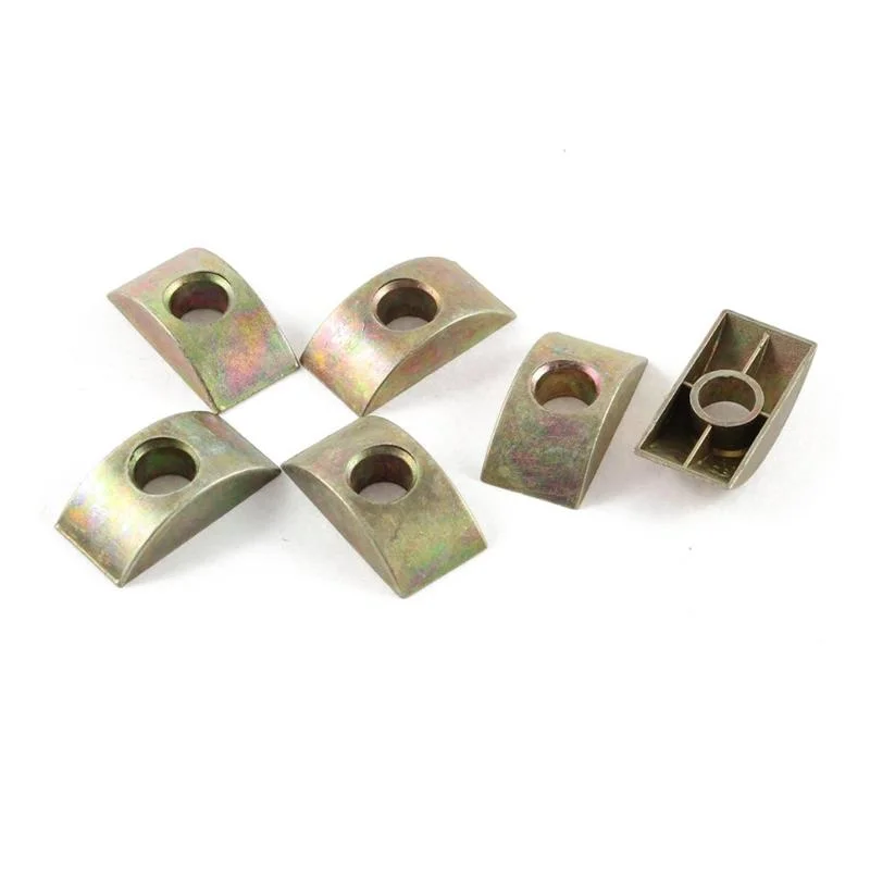 M8 Galvanized Half Round Nut Half Moon Shape Spacer Washer for Furniture