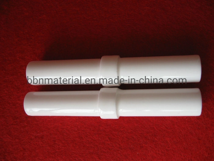 Customized High quality/High cost performance  Glazed Electrical Insulator 95% 99% Alumina Igniter White Al2O3 Ceramic Burner Head