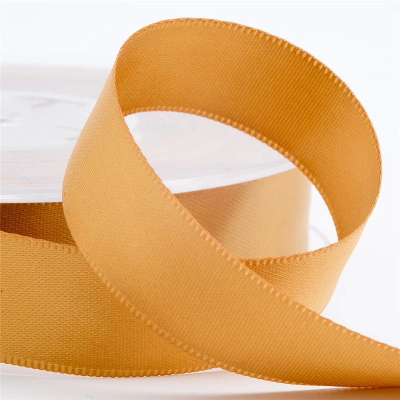 OEM Ribbon Bow, Nylon Sheer Organza Ribbon Satin Double/Single Face Metallic Ribbon for Decoration/Christmas Box/Garment