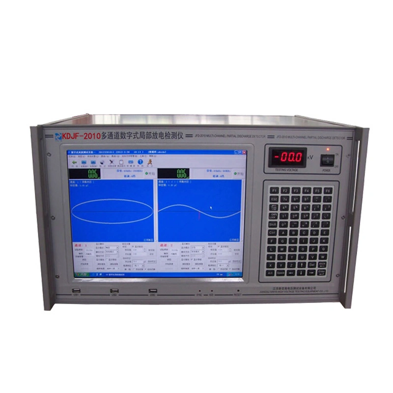 Kgjf-2010 Multi-Channel Partial Discharge Detector Electric Partial Discharge Test Equipment on Line