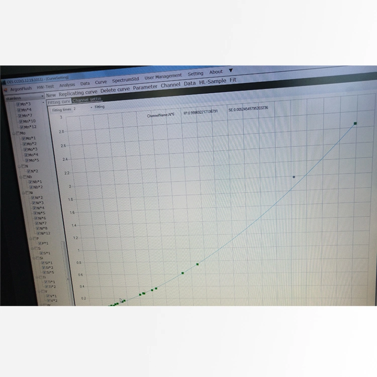 Labor Multi-Funktion Metall Stahl Analyse Direkte Lesung Oes Optical Emissionsspektrometer