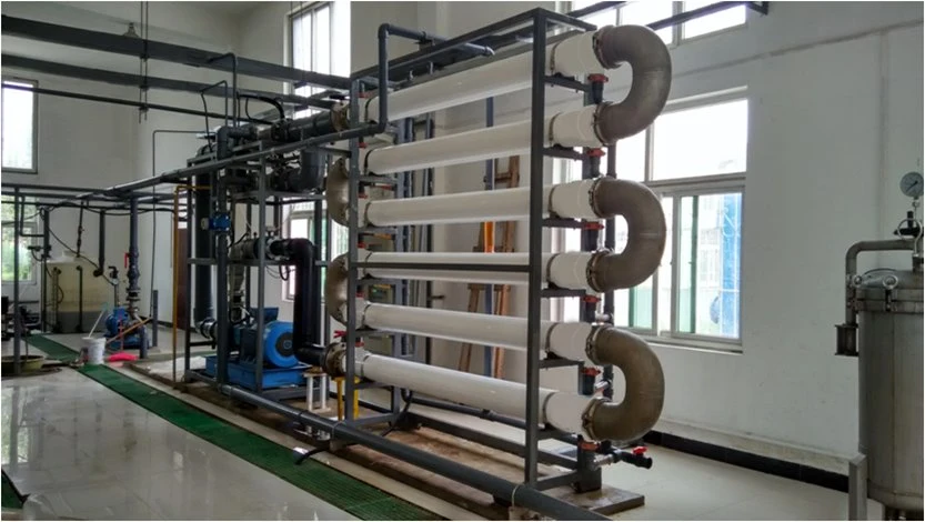 100m3/D Tubular Membrane UF Tubular Ultrafiltration Industrial Water Dehardening Treatment