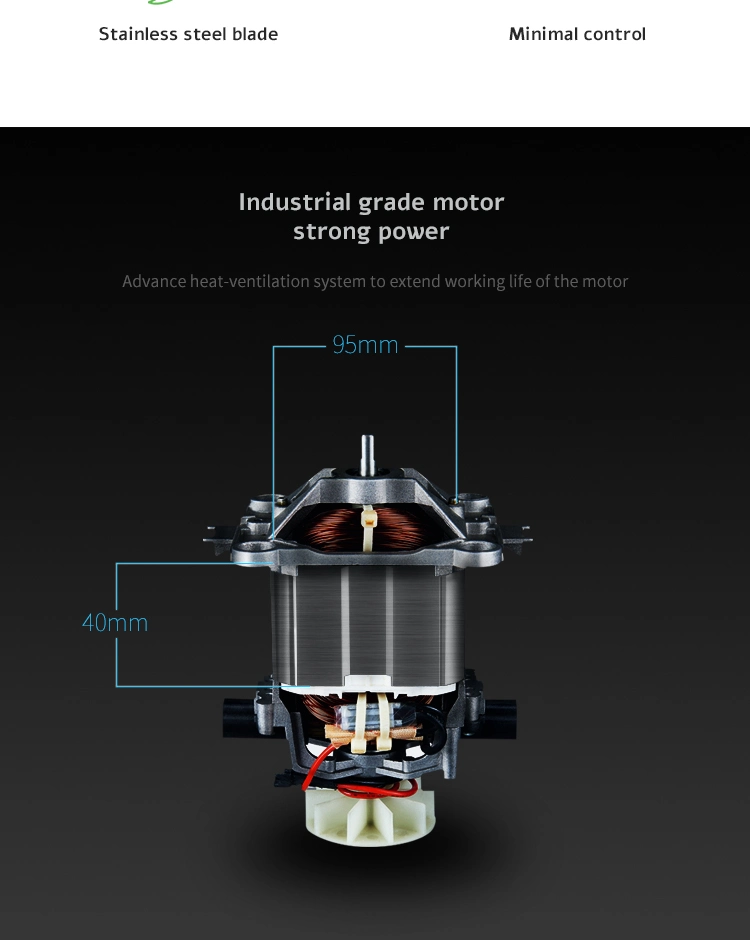 OEM&ODM New Design Electric Digital Commercial Smoothie Blender Frozen Drink Juicer All in One Home Kitchen Appliance BPA Free