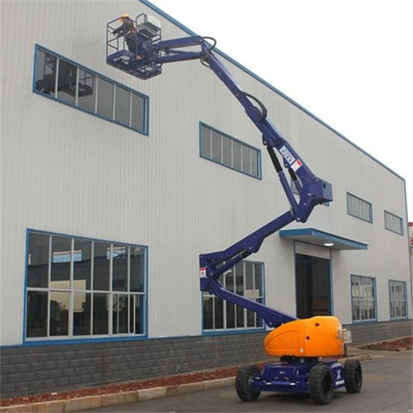 Hot Sale 12-28m Electric Articulating Boom Lifts Aerial Working Platform