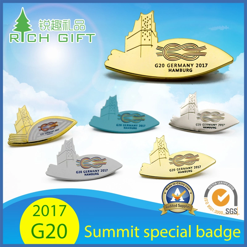 Factory Cheap Custom High quality/High cost performance  Fine Fashion Metal Badge