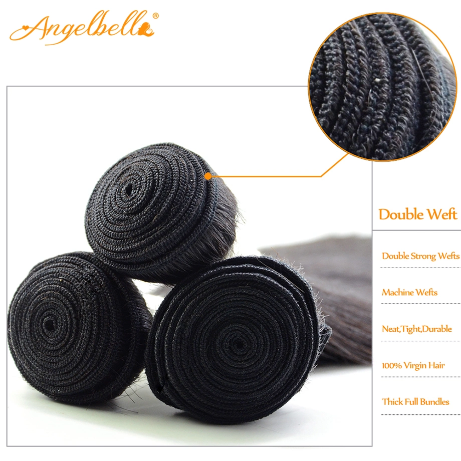 Angelbella Brazilian Hotsales Remy Hair Natural Human Hair Weft