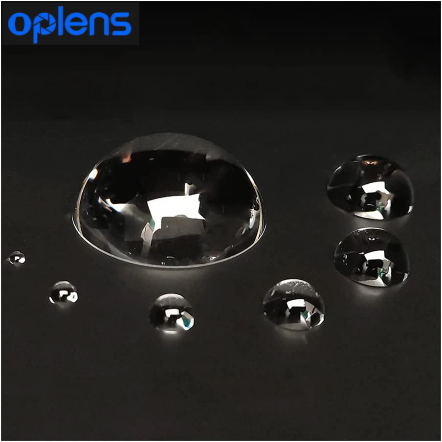 New 2024 Free Sample/Inquiry for Drawings Mini Optical Quartz Glass Hemisphere Plano Convex Half Sphere Condensing Lens