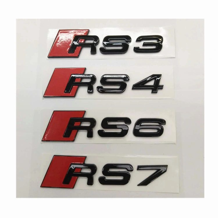 Audi coche Logo distintivo emblema RS SQ coche pegatinas