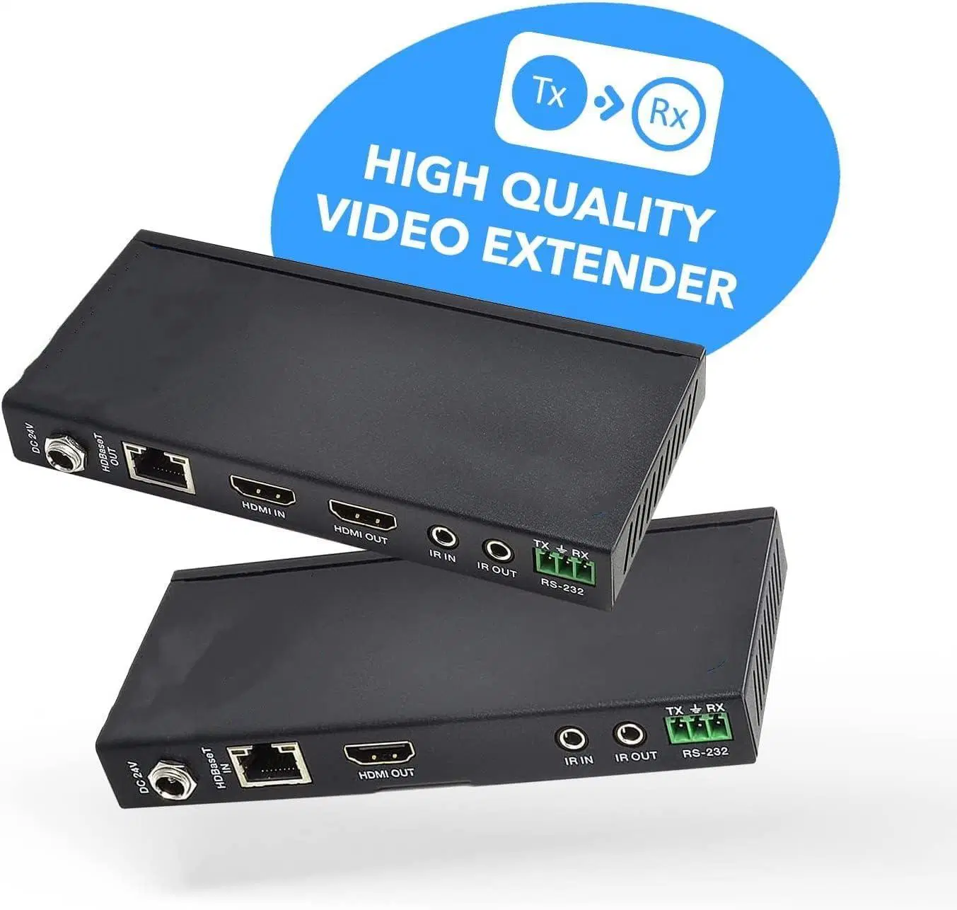 Extensor HDMI 1080p HDBaseT personalizado a través de cable LAN Ethernet Cat5e/6