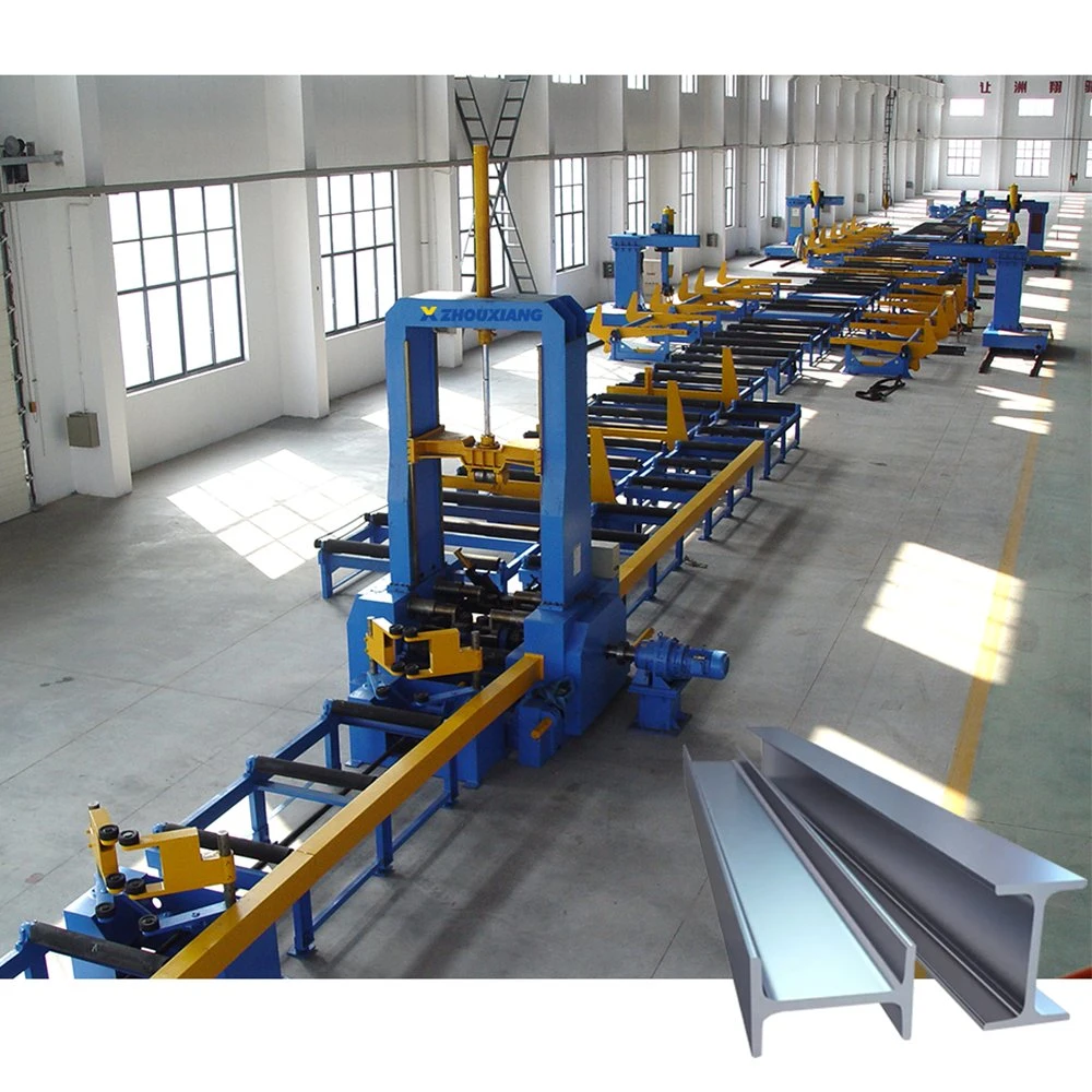 Manufacture Produce Steel Structure H Beam Steel Assembling Welding Production Line