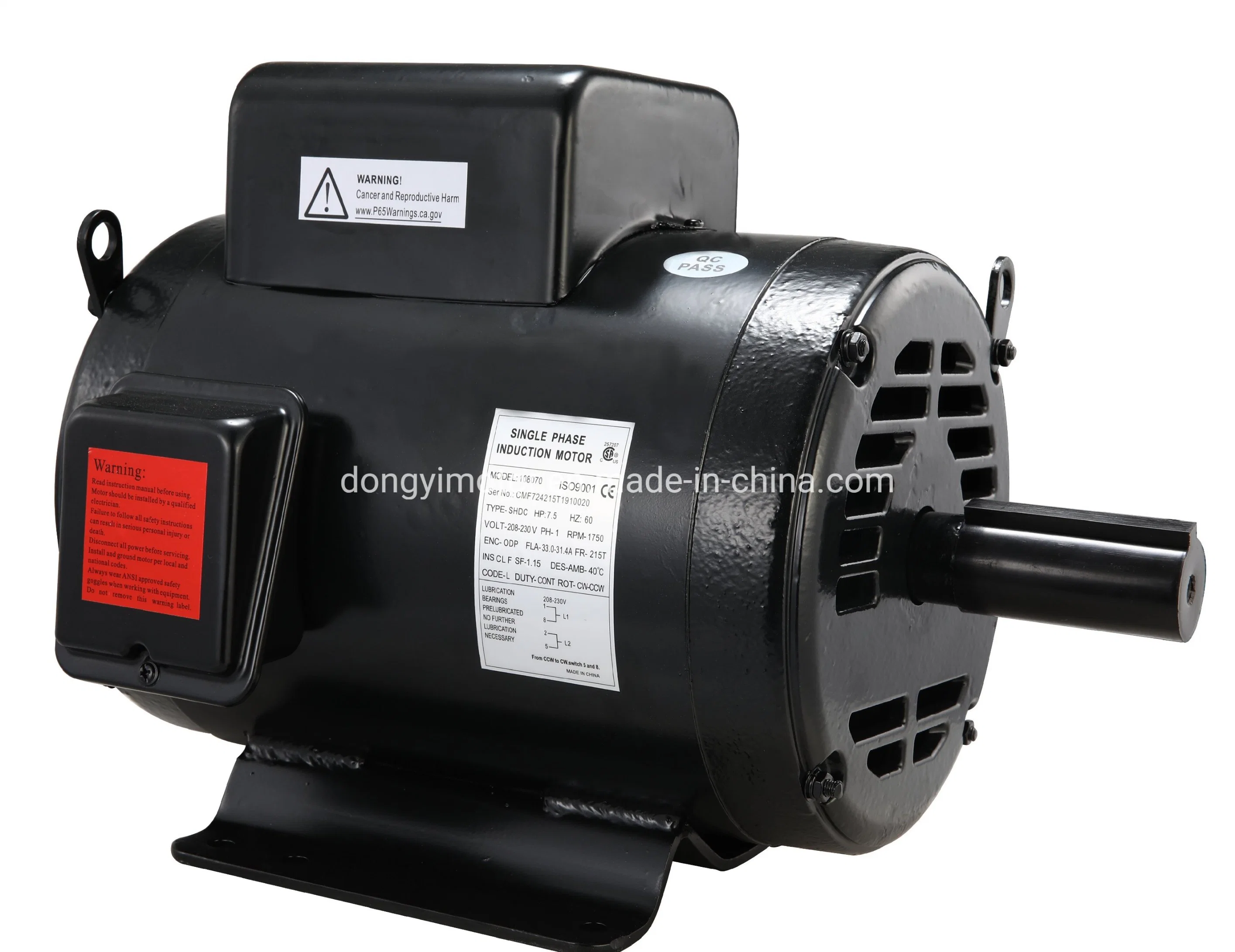 1HP ~ 10HP Specially Designed Air Compressor Single Phase Motor