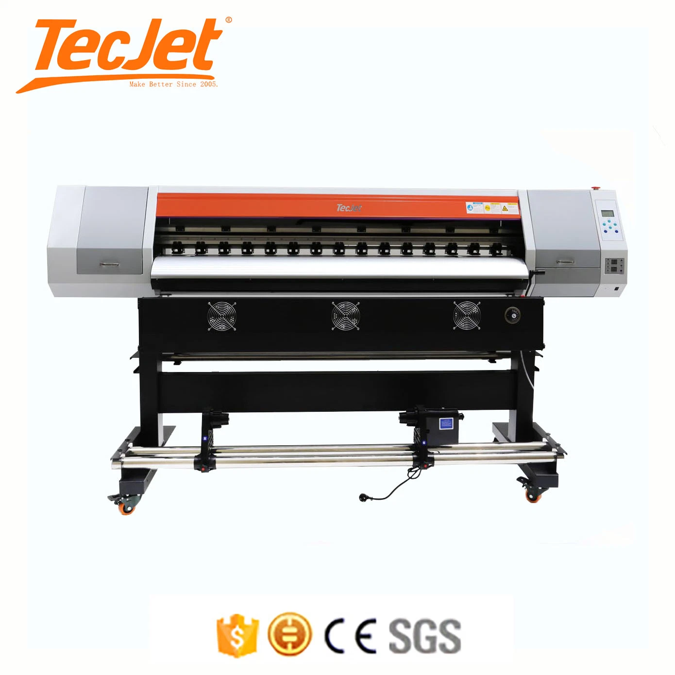 Tecjet S 1671 Eco Solvent Printer Banner Sign Digital Inkjet Printing Machine