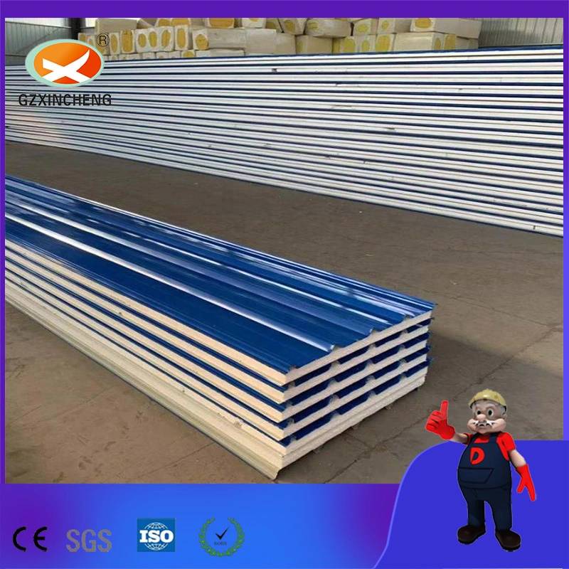 Exterior Wall 100mm Panel Core Thickness Soundproof EPS Sandwich Roof Panels