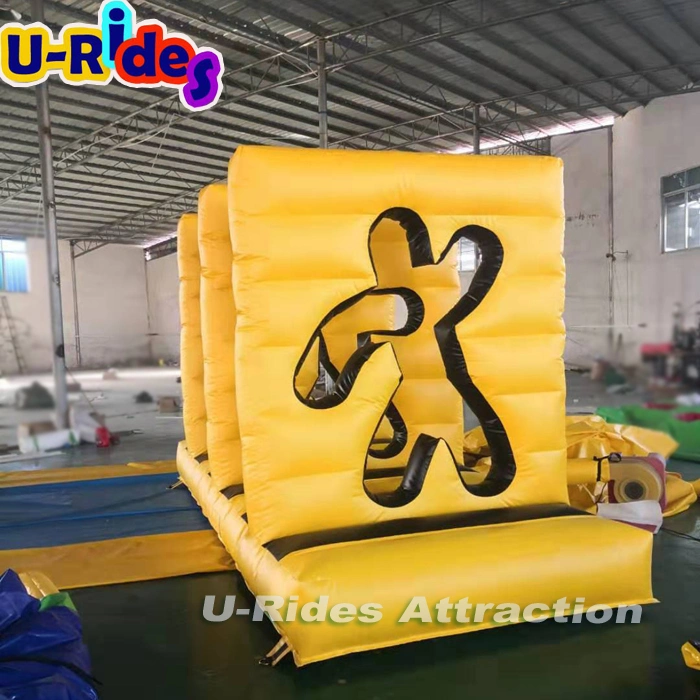 Uso comercial cuerpo humano inflable a través de juego de pared para los deportes Eventos Fiesta