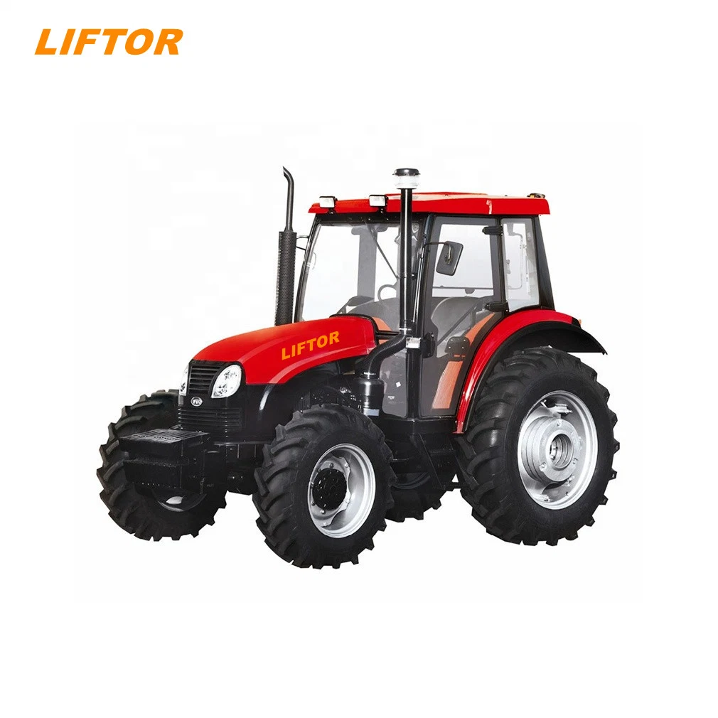 Floating Control 4 Cylinders Engine Td Chassis 110 Horse Power Tractor with Wide Tire