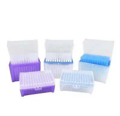 Universal Rectangular Plastic Pipette Tips Rack Box for Lab