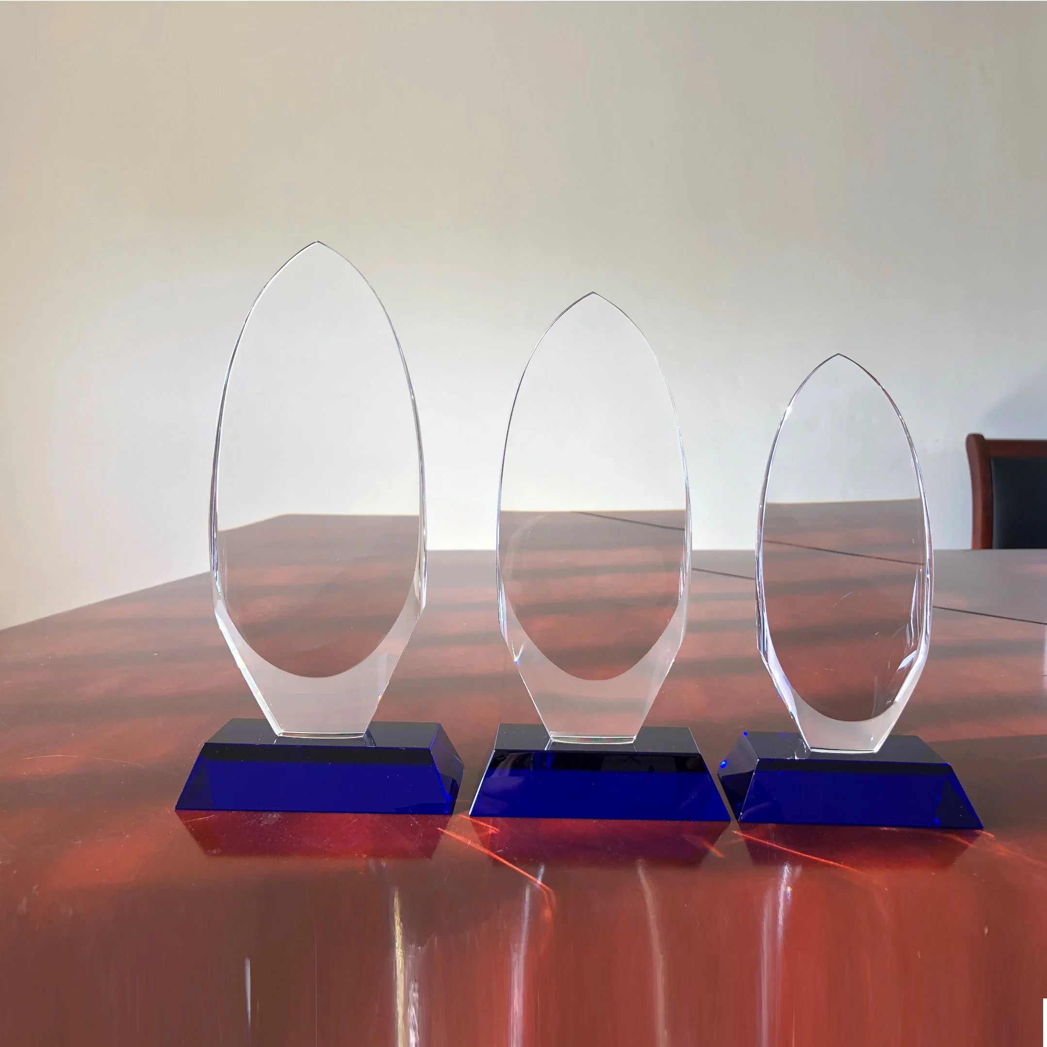 Colorful Cut Crystal Trophy Awards