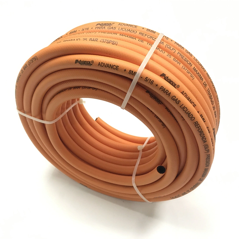 Wholesale/Supplier Flexible High Pressure PVC Rubber Braided Pneumatic Air Hose Pipe for LPG Gas