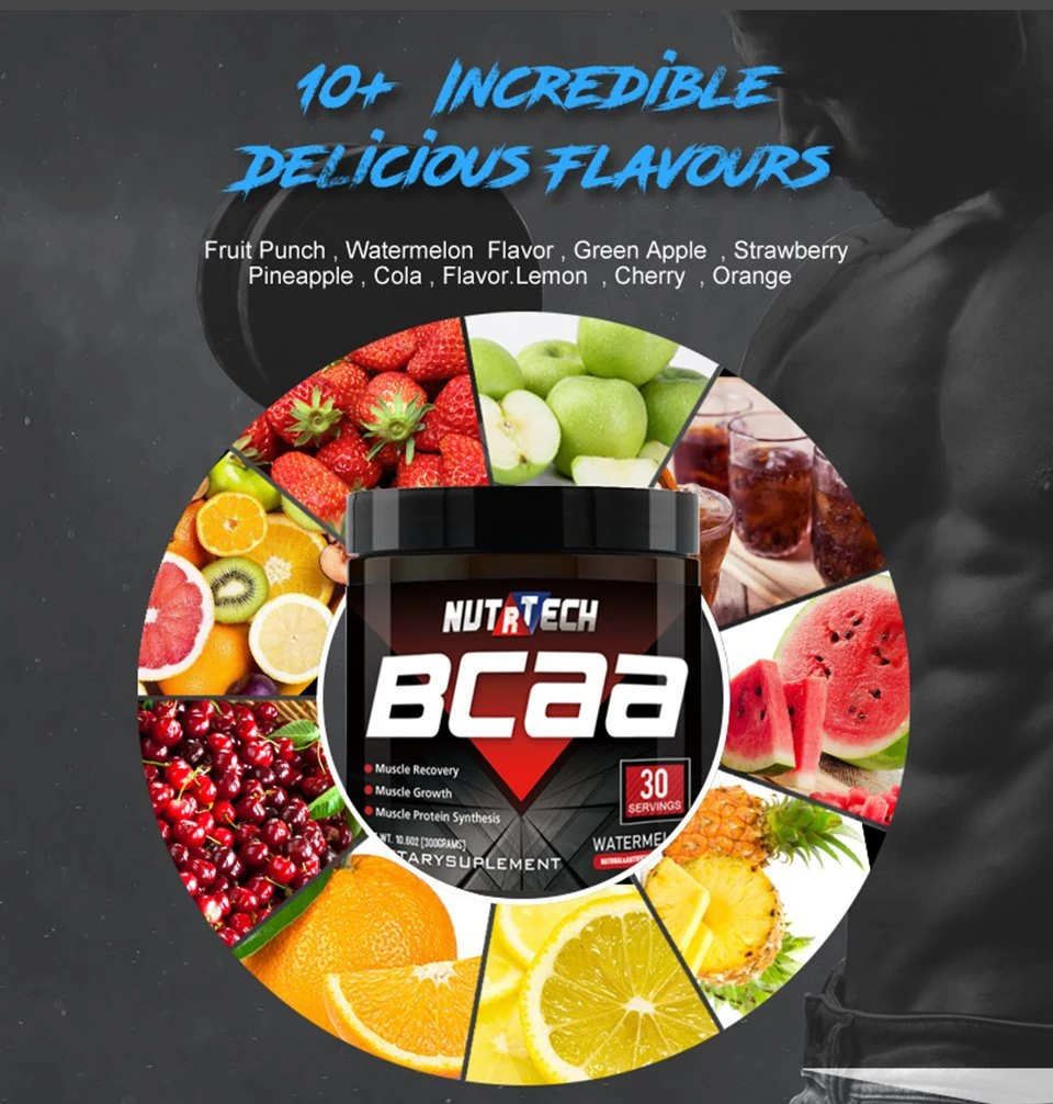 Private Labels Sport Supplements Amino Acids Instant 211 611 Vegan Bcaa Electrolyte Green Apple Powder with Lower Price Bcaa