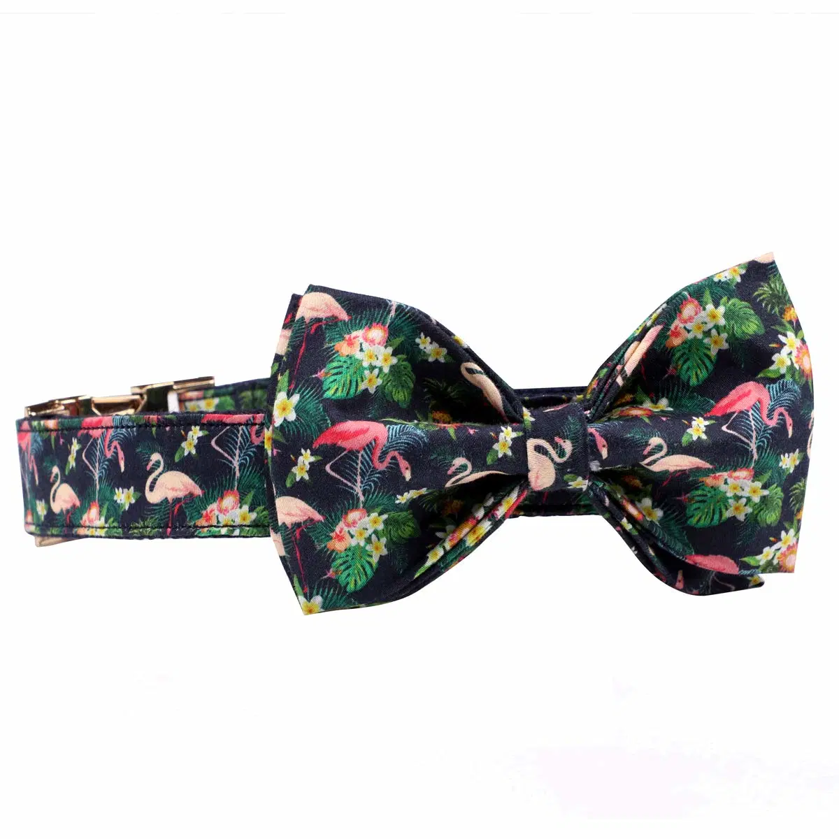 Stylish Custom Print Detachable Bow Tie Cat and Dog Collar