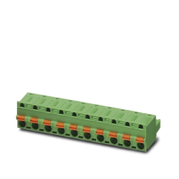 Pitch 7.62mm Green Color Plug Terminal Blocks Connector