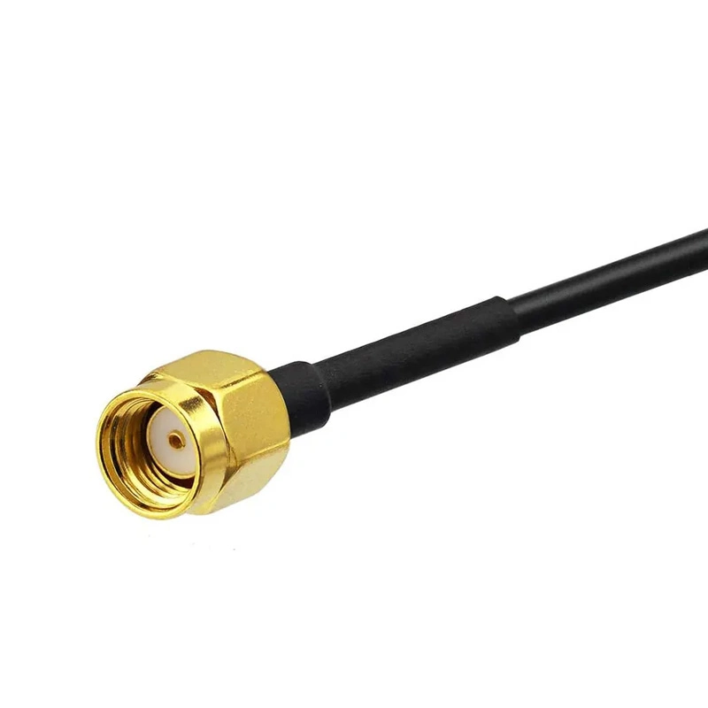 Cabo RP-SMA macho para RP-SMA fêmea de 5 m antena Wi-Fi Rg174 Extensão Cabo coaxial para gateway de router WiFi